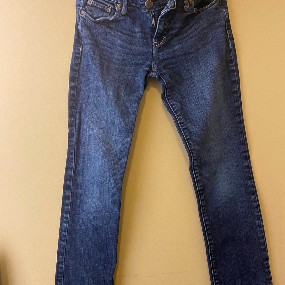 Abercrombie size 0 straight cut.